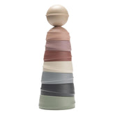 *Bibs Wobbly Tower Pastel Rainbow